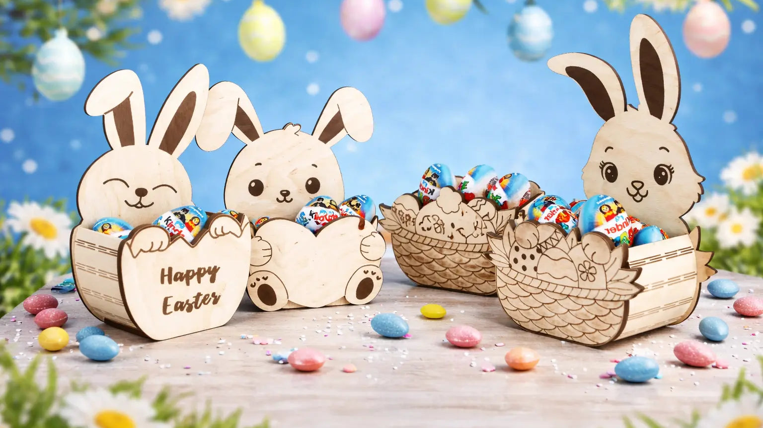 Easter Laser Cut Ideas 🐰 LaserSvgTemplates