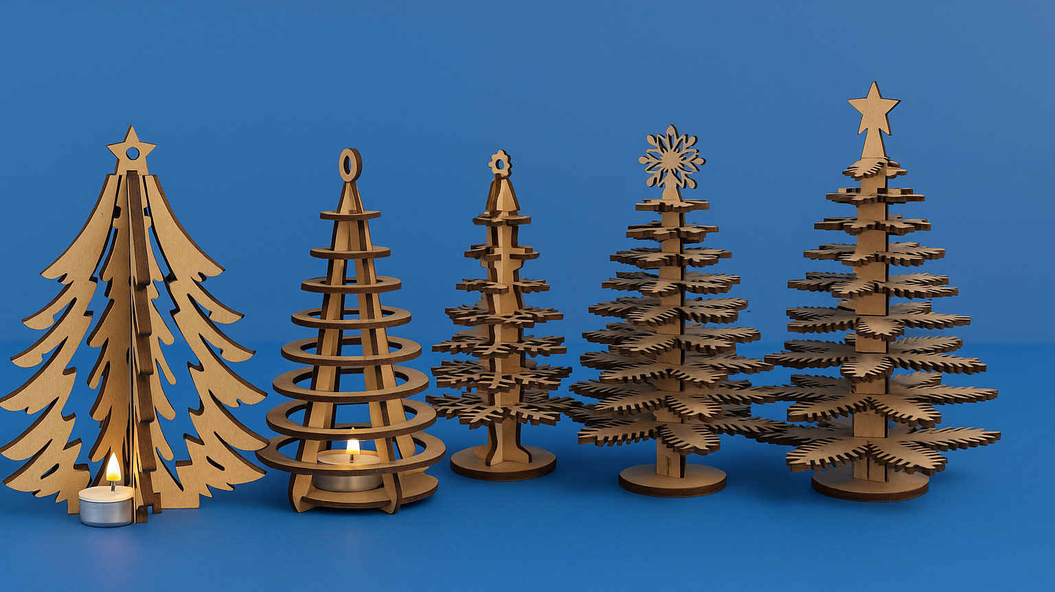 🎄 Christmas Tree Laser Cut Files – Bring Holiday Magic to Life