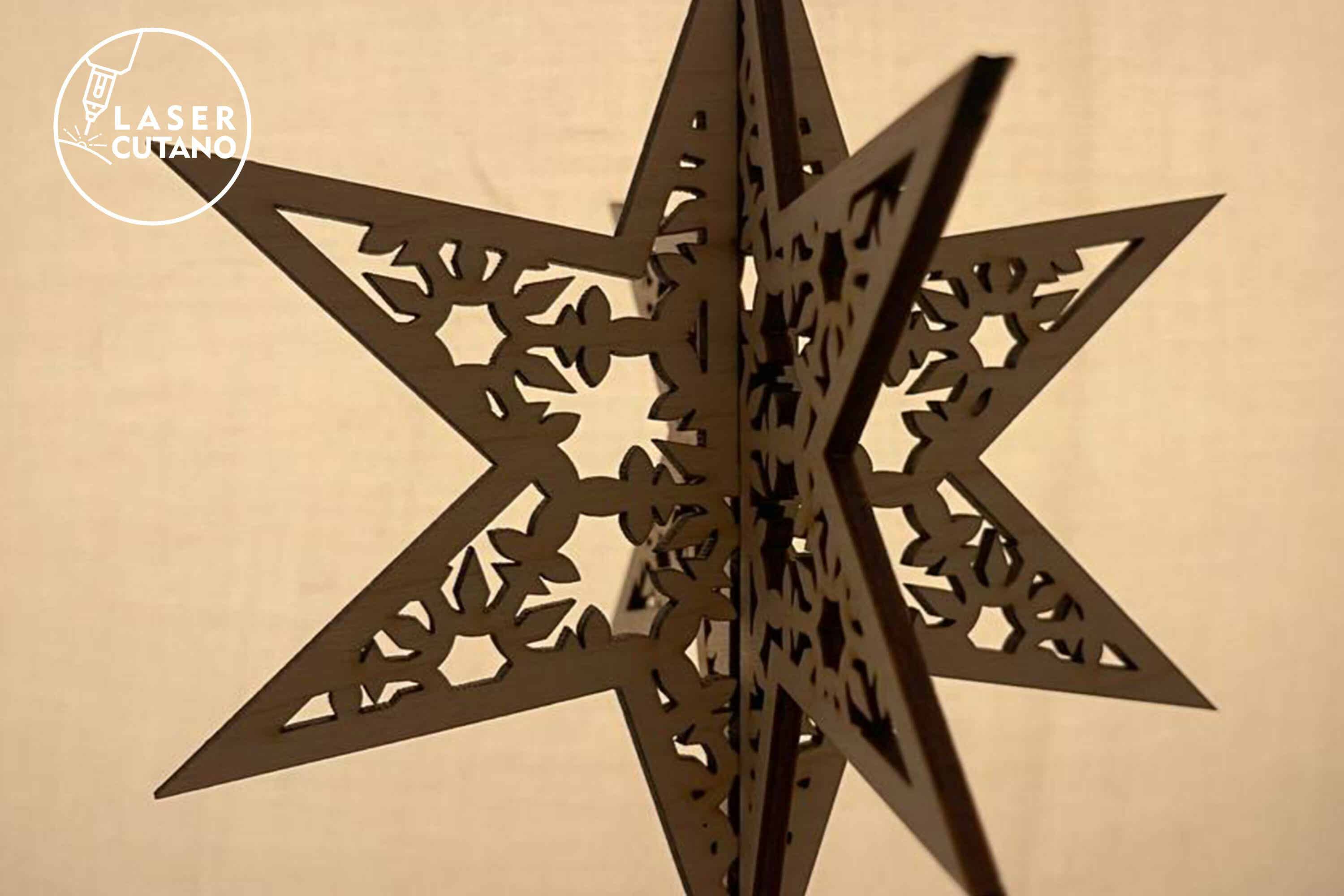 étoile de Noël-fichiers-découpés au laser-lasercutano-4