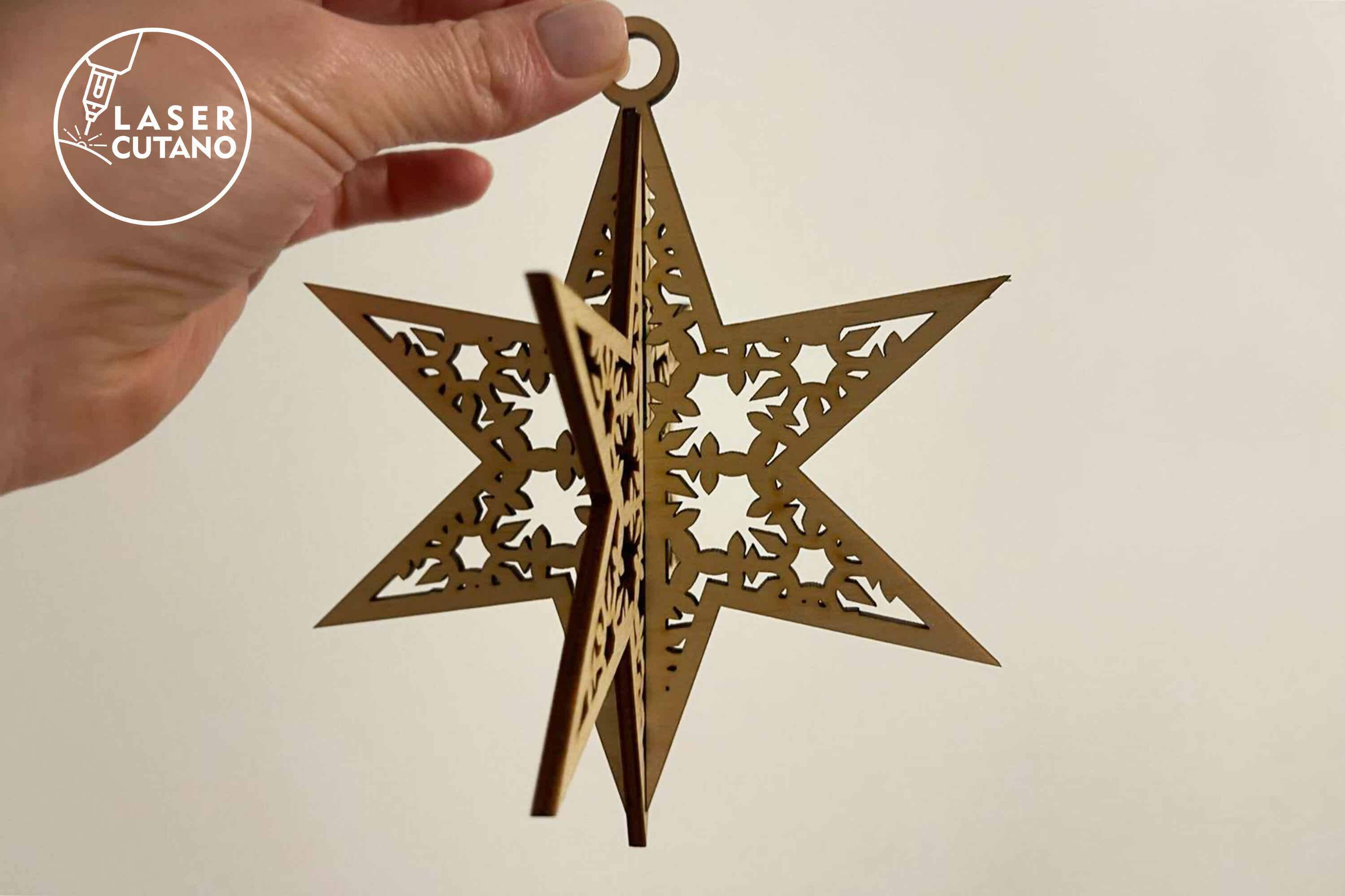 étoile de Noël-fichiers-découpés au laser-lasercutano-1
