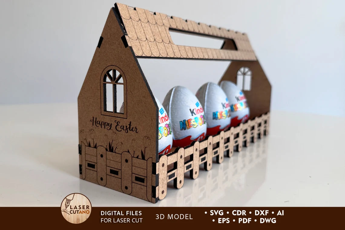 Easter Egg Holder Laser Cut Svg File | LaserSvgTemplates