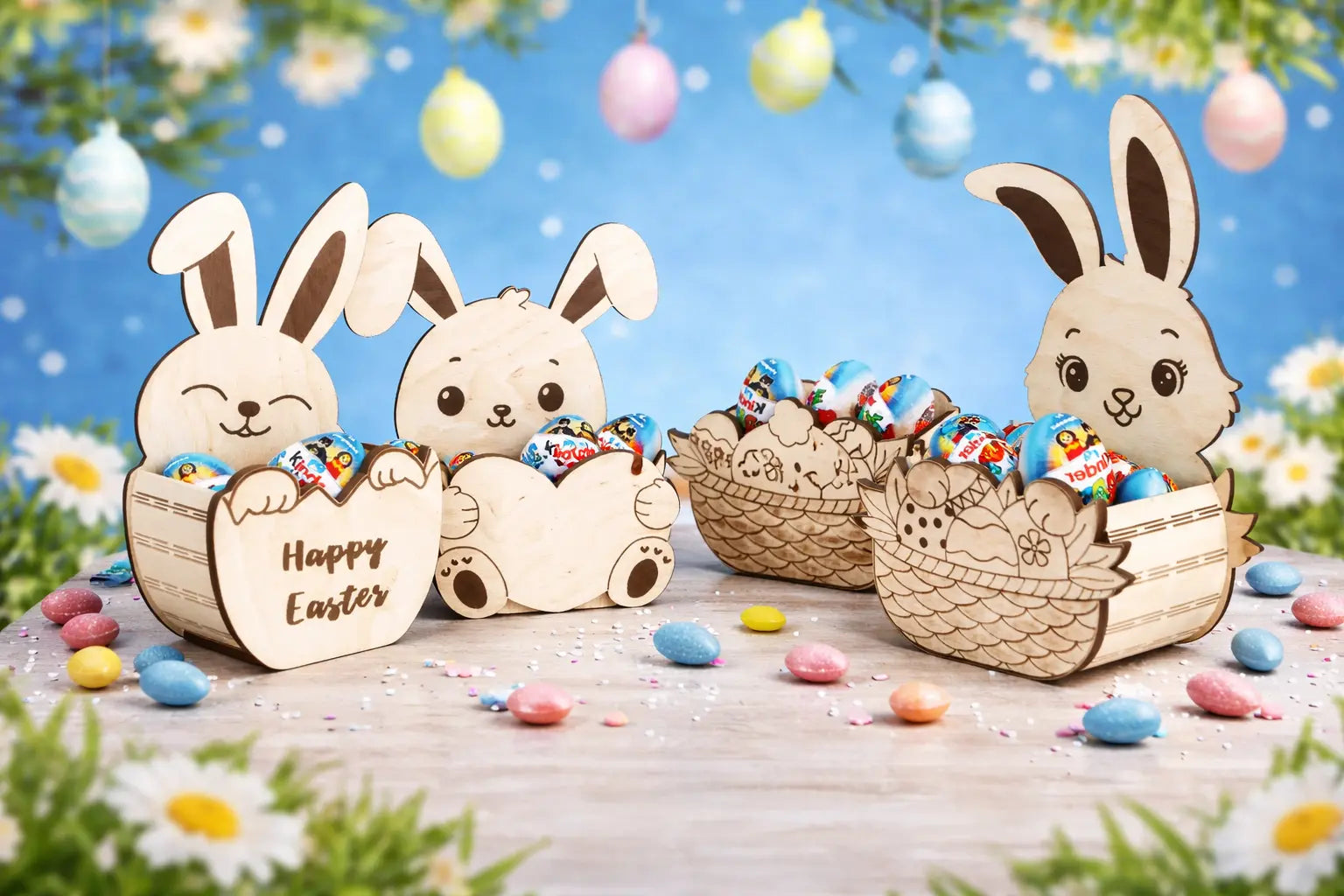 Easter Laser Cut Ideas 🐰 LaserSvgTemplates