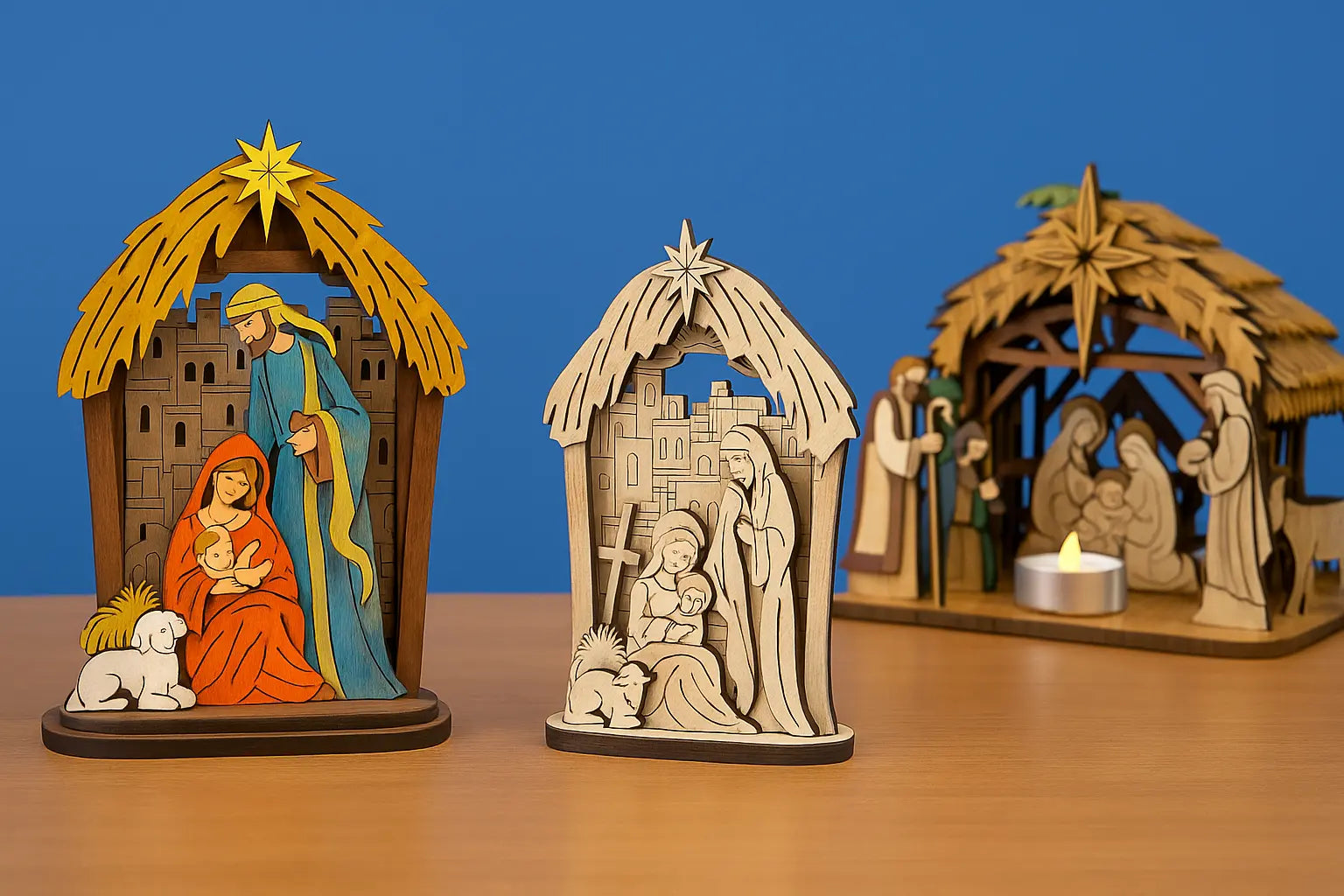 ✨ Nativity & Christmas Laser Cut Designs for Your Holiday Projects LaserSvgTemplates