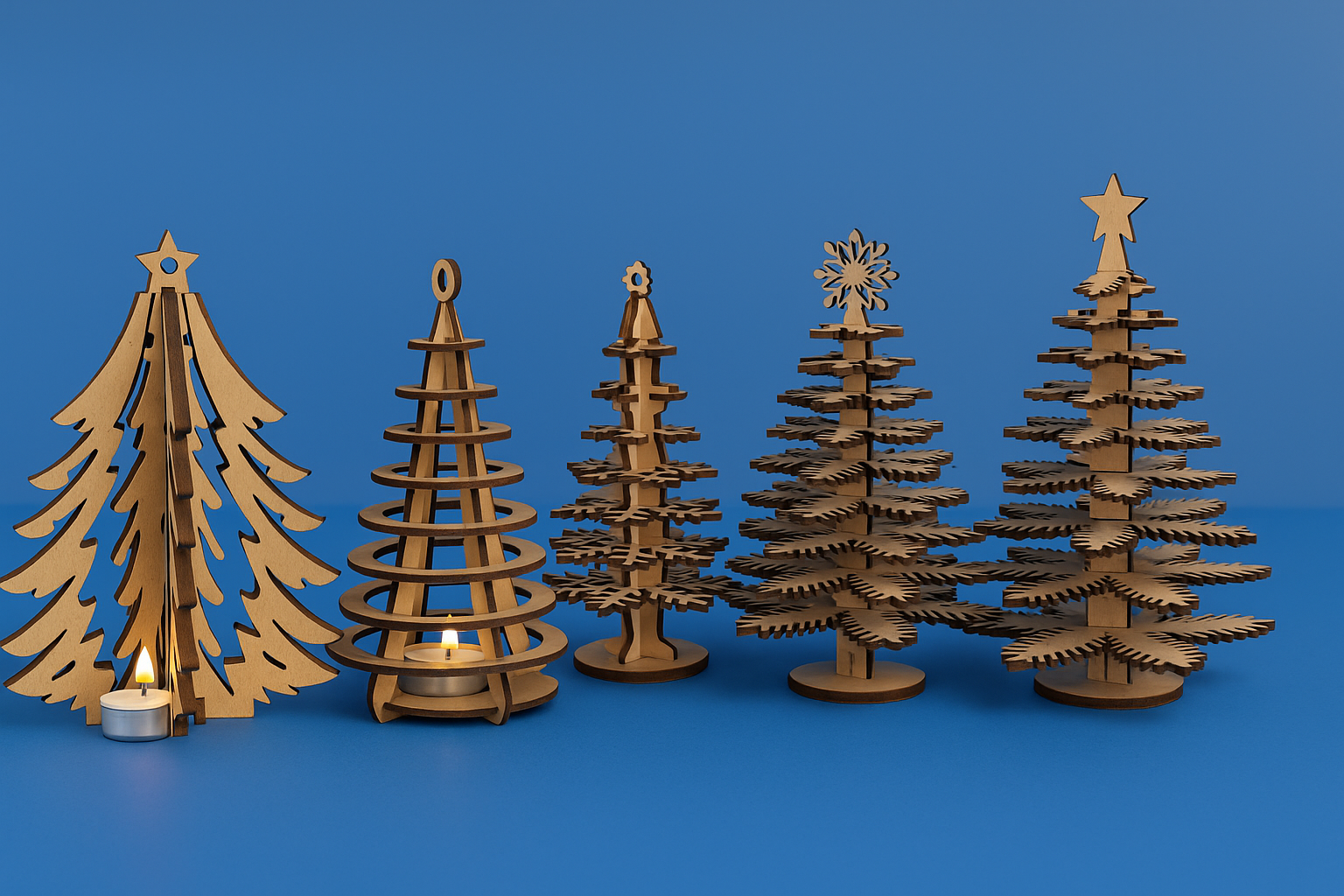 🎄 Christmas Tree Laser Cut Files – Bring Holiday Magic to Life