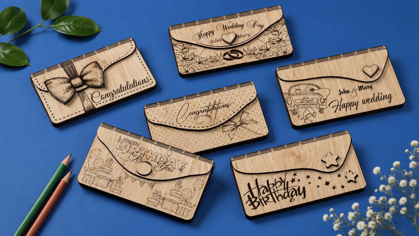 The Best Money Gift Envelope Ideas for 2026 Using Wooden Layered Designs LaserSvgTemplates