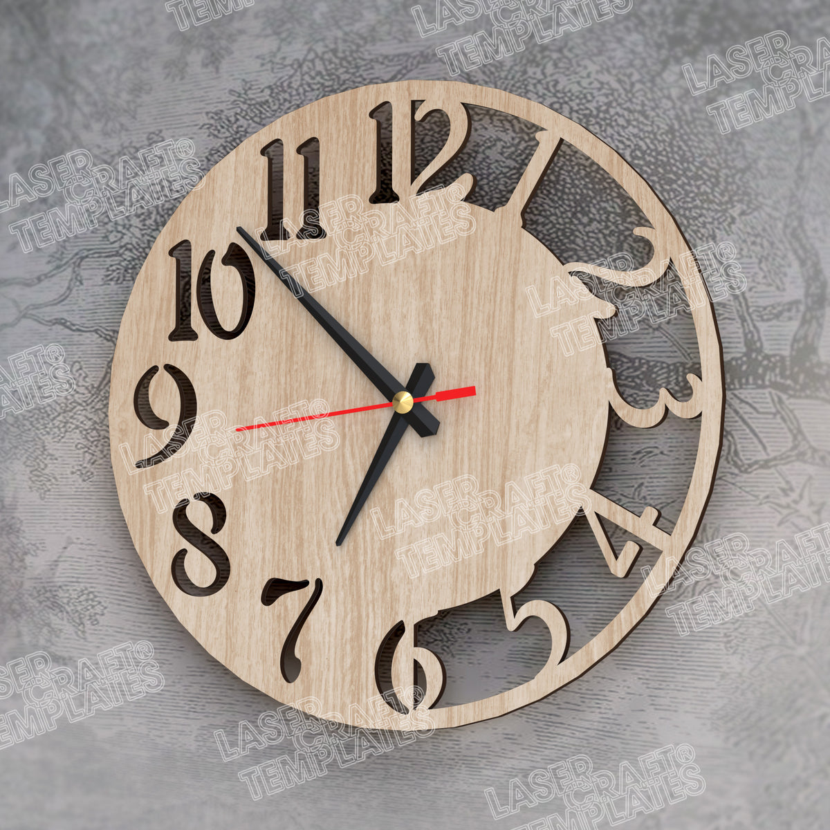 ⏰ Clock SVG Files – Creative Laser Cut Designs for Any Room 🕰