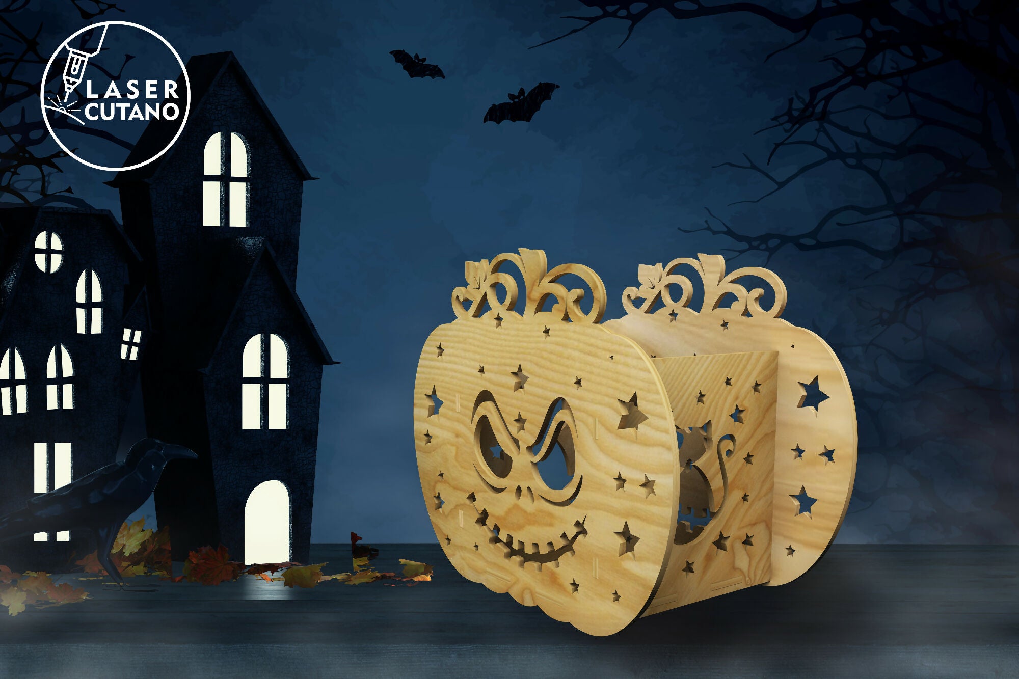 Halloween-Kerzenständer-Laser-Cut-Dateien-Lasercutano-5