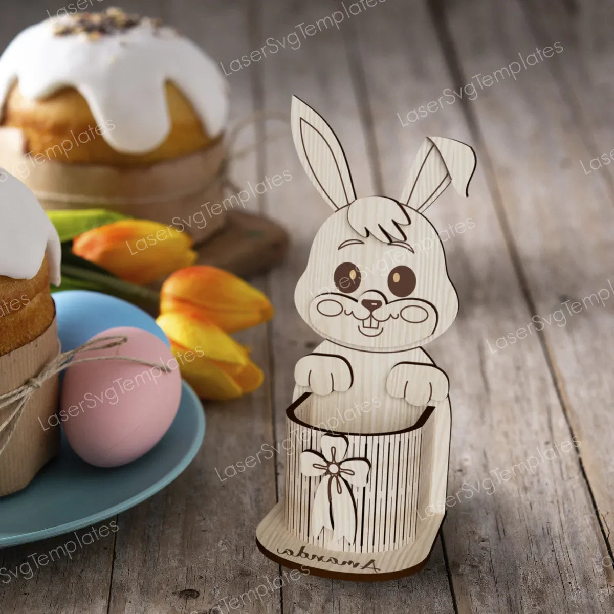 Three Easter egg holders laser cut bundle