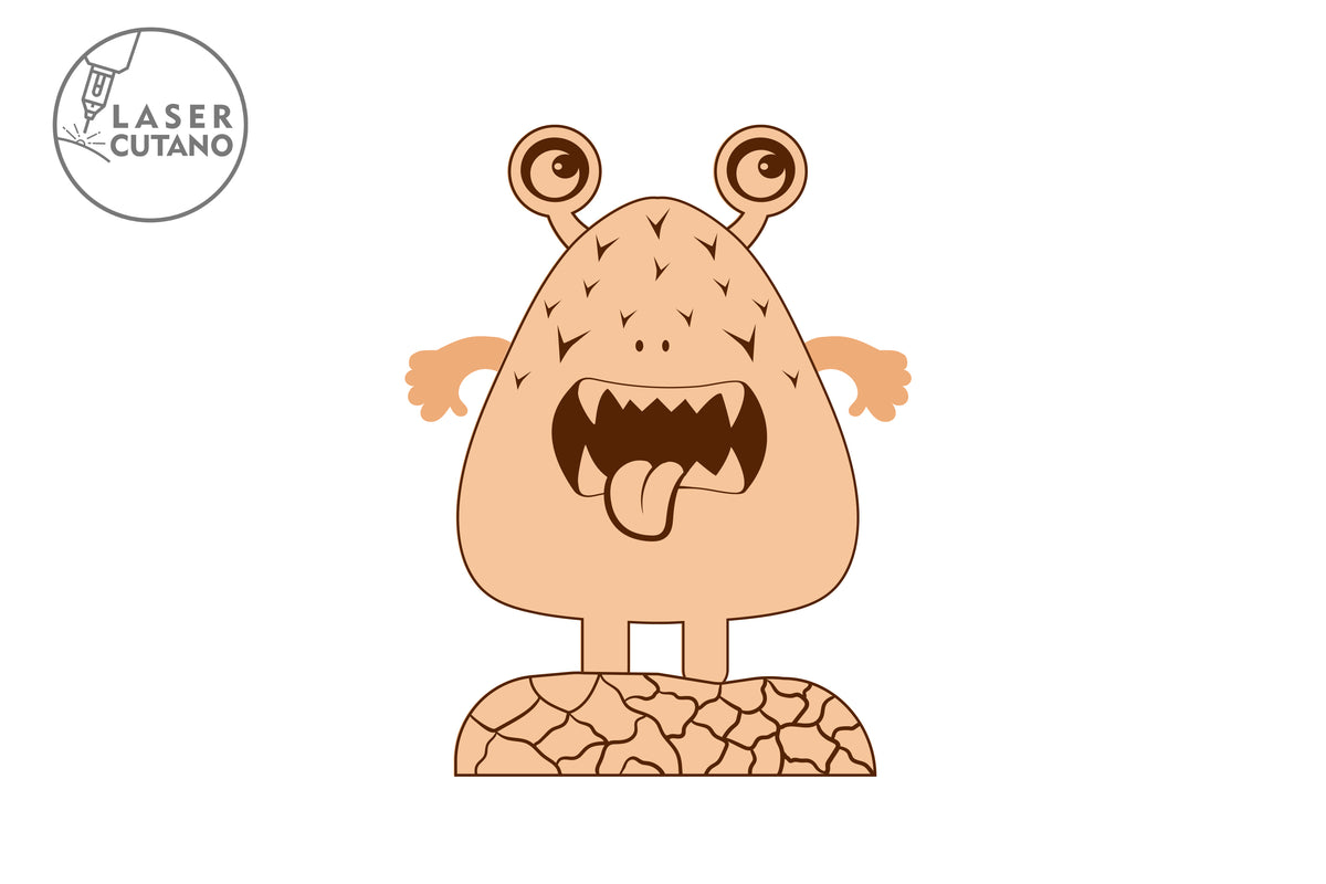 Halloween Monsters table decor 11 set laser cut file SVG ...