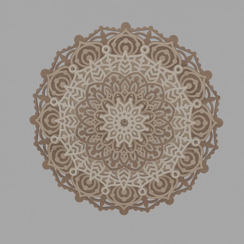 Fichier SVG Mandala SVG de Multicouche. | LaserSvgTemplates