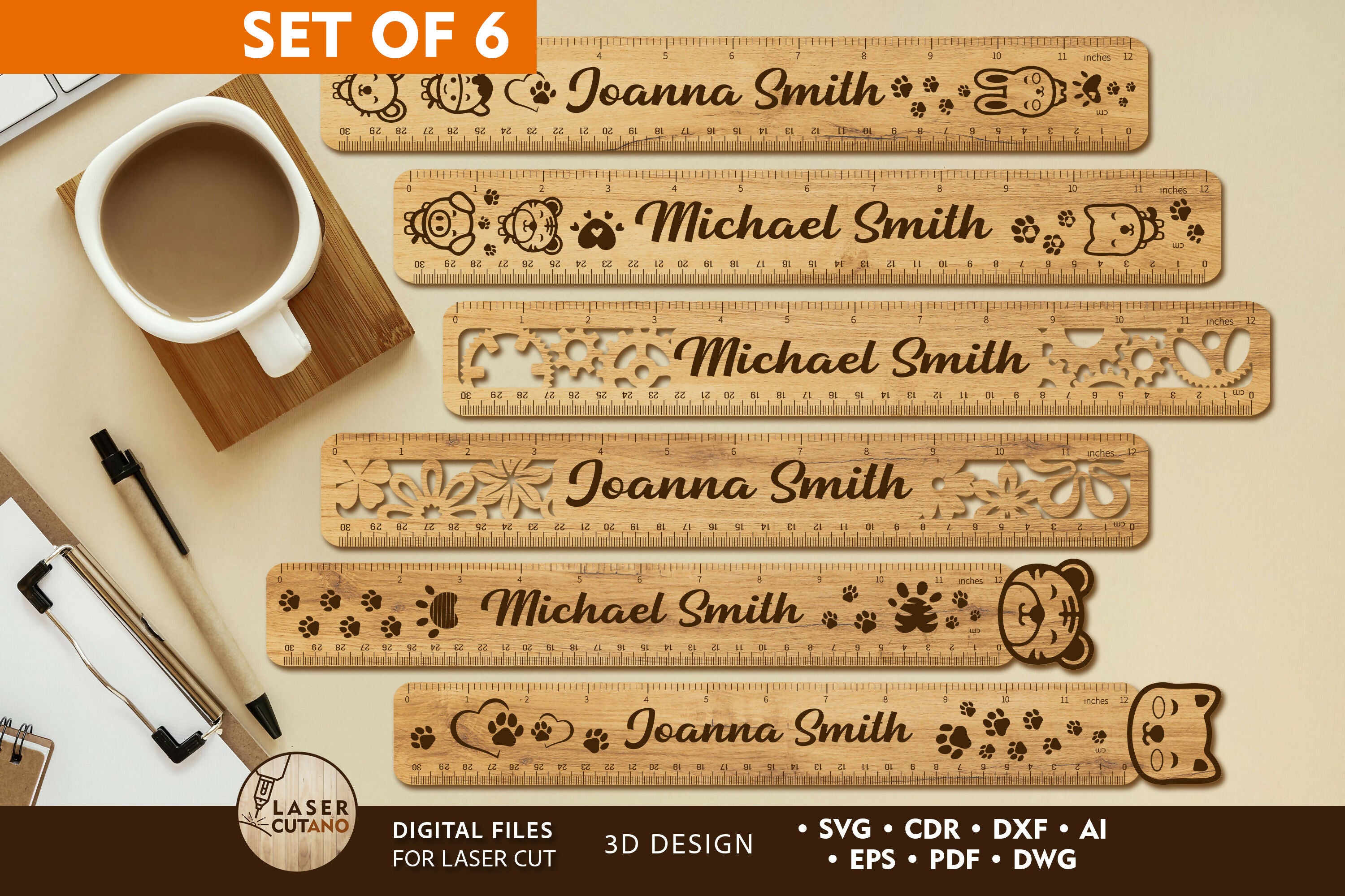 Lineale-Laser-Cut-Dateien-Lasercutano-Cover